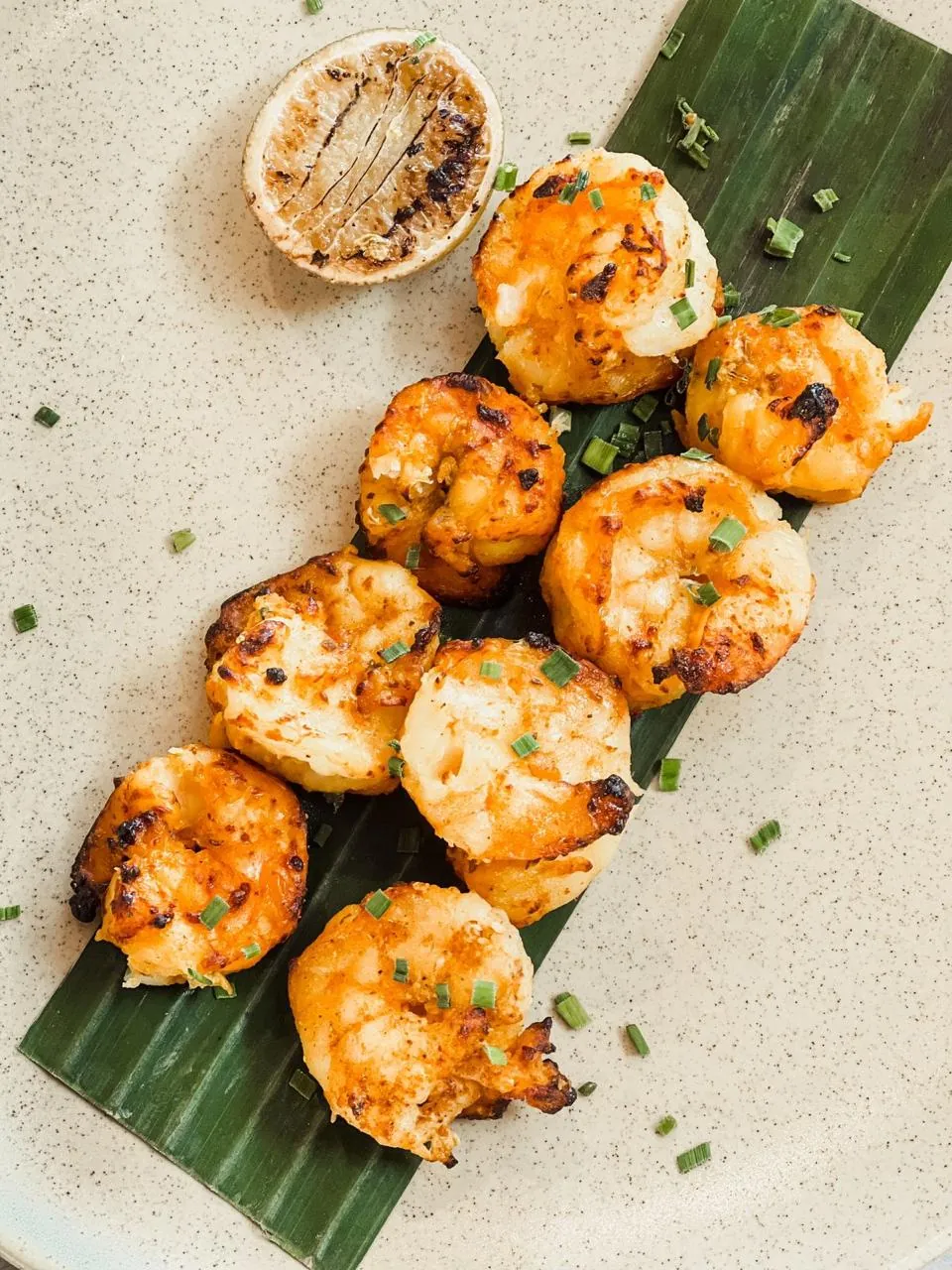 Seafood plating